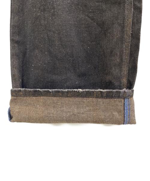 DIESEL（ディーゼル）DIESEL (ディーゼル) デニムパンツ ブラウン×インディゴ サイズ:W27の古着・服飾アイテム