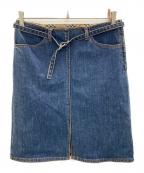 BURBERRY BLUE LABELバーバリー ブルー レーベル）の古着「デニムスカート」｜インディゴ