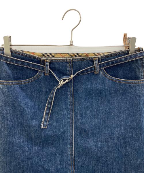 BURBERRY BLUE LABEL（バーバリー ブルー レーベル）BURBERRY BLUE LABEL (バーバリー ブルー レーベル) デニムスカート インディゴ サイズ:36の古着・服飾アイテム