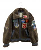 AVIREX×JEANASISアヴィレックス×ジーナシス）の古着「B-3ジャケット」｜ブラウン
