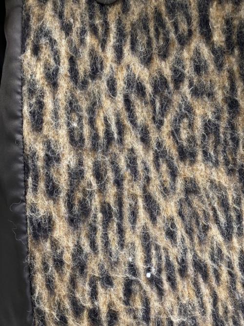 ticca（ティッカ）ticca (ティッカ) シャギーピーコート ブラック×ブラウン サイズ:Freeの古着・服飾アイテム