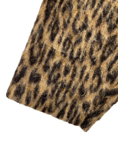 ticca（ティッカ）ticca (ティッカ) シャギーピーコート ブラック×ブラウン サイズ:Freeの古着・服飾アイテム