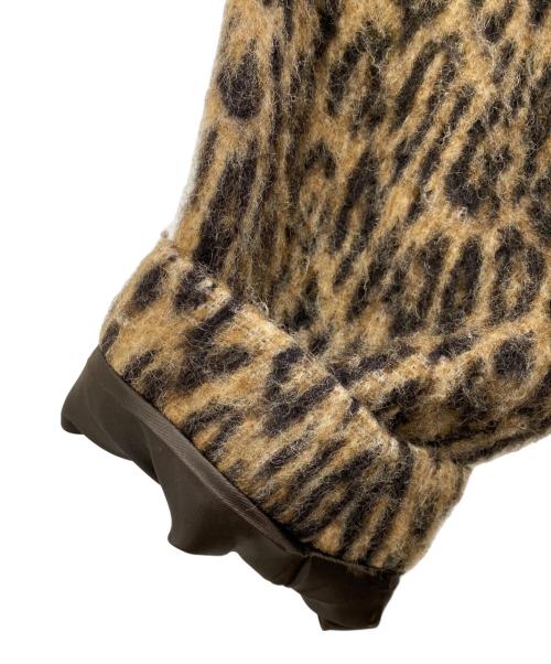 ticca（ティッカ）ticca (ティッカ) シャギーピーコート ブラック×ブラウン サイズ:Freeの古着・服飾アイテム