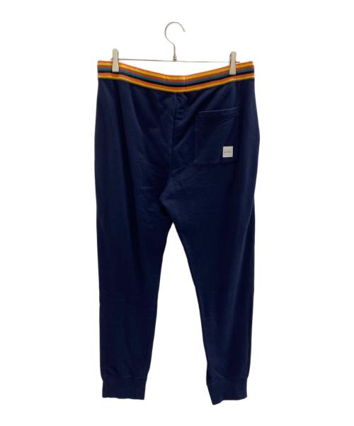 PAUL SMITH（ポールスミス）PAUL SMITH (ポールスミス) ストライプリブスウェットパンツ ネイビー サイズ:LLの古着・服飾アイテム
