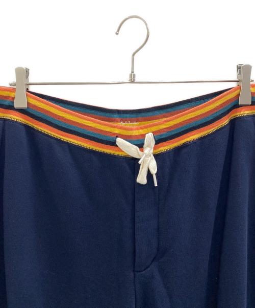 PAUL SMITH（ポールスミス）PAUL SMITH (ポールスミス) ストライプリブスウェットパンツ ネイビー サイズ:LLの古着・服飾アイテム