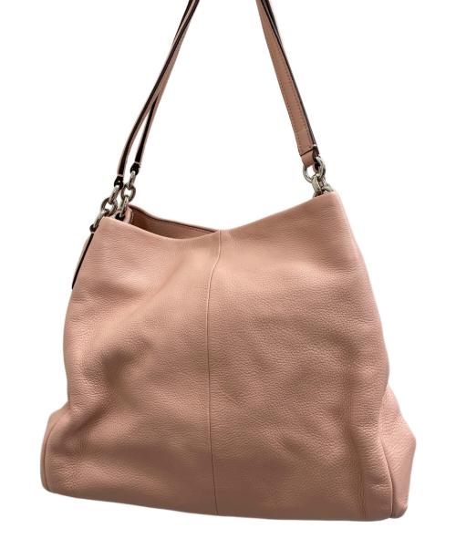 COACH（コーチ）COACH (コーチ) トートバッグ ピンクの古着・服飾アイテム