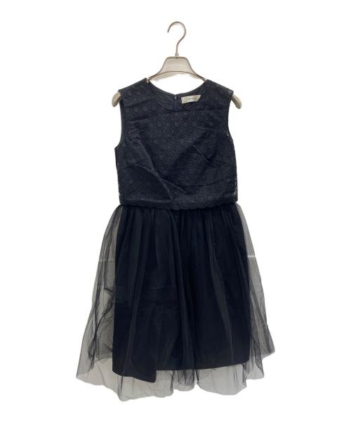 traumerei（トロイメライ）traumerei (トロイメライ) ノースリーブ・キャミソールワンピース ブラック サイズ:38 未使用品の古着・服飾アイテム