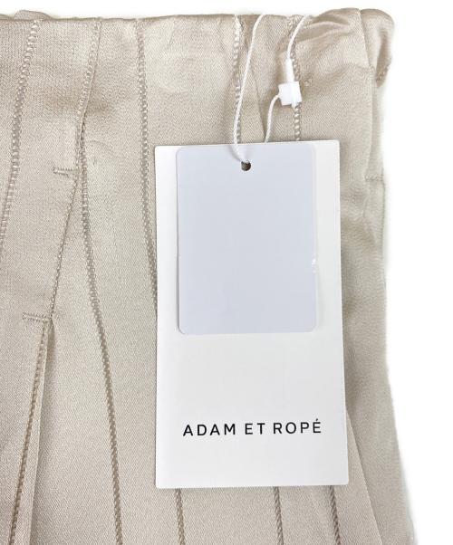 Adam et Rope（アダム エ ロペ）Adam et Rope (アダム エ ロペ) ストライプサテンパンツ アイボリー サイズ:Free 未使用品の古着・服飾アイテム