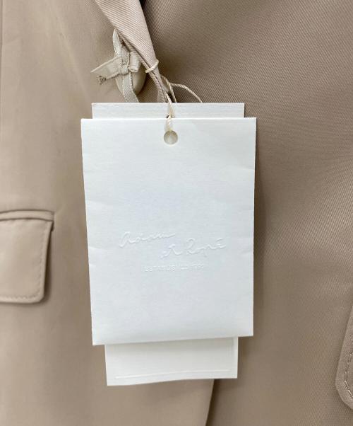 Adam et Rope（アダム エ ロペ）Adam et Rope (アダム エ ロペ) リボン釦2Bジャケット ベージュ サイズ:36 未使用品の古着・服飾アイテム