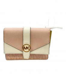MICHAEL KORS（マイケル・コース）の古着「3つ折り財布」｜ピンク