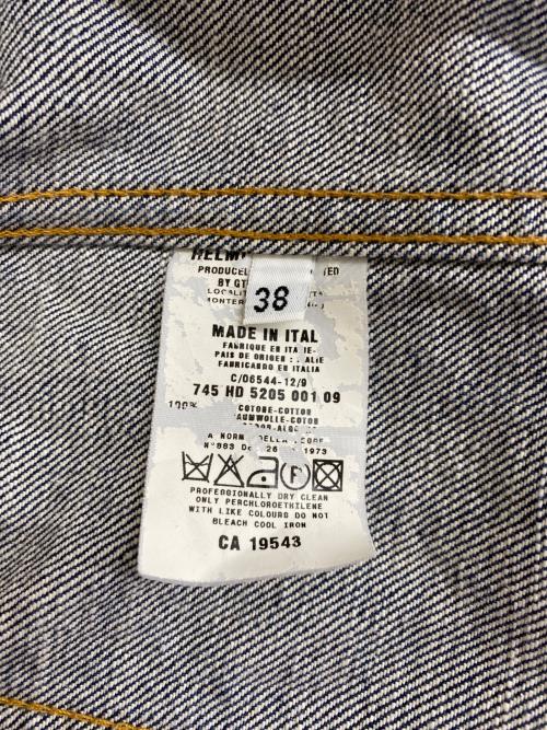 HELMUT LANG（ヘルムートラング）HELMUT LANG (ヘルムートラング) 2000's Type 3rd デニムトラッカージャケット ブルー サイズ:38の古着・服飾アイテム