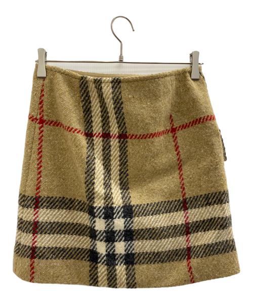 BURBERRY LONDON（バーバリーロンドン）BURBERRY LONDON (バーバリーロンドン) ミニスカート ベージュ サイズ:Sの古着・服飾アイテム