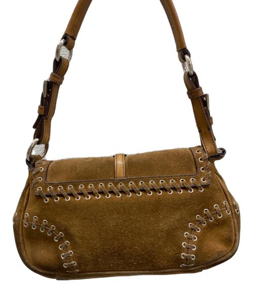 PRADA（プラダ）PRADA (プラダ) ショルダーバッグ ブラウンの古着・服飾アイテム