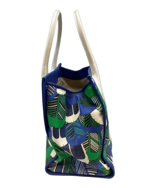 DSQUARED2（ディースクエアード）DSQUARED2 (ディースクエアード) ハンドバッグ ブルー×グリーンの古着・服飾アイテム