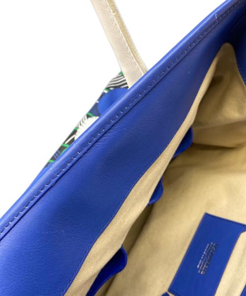 DSQUARED2（ディースクエアード）DSQUARED2 (ディースクエアード) ハンドバッグ ブルー×グリーンの古着・服飾アイテム