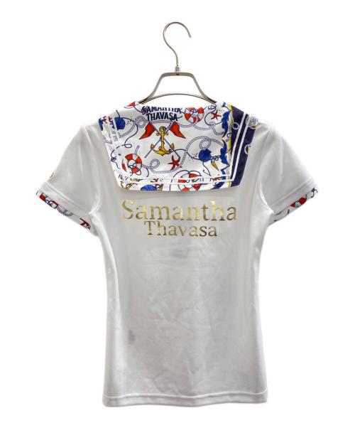 Samantha Thavasa（サマンサタバサ）Samantha Thavasa (サマンサタバサ) ゴルフウェア(トップス) ホワイト サイズ:38の古着・服飾アイテム