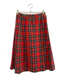 DEERSTALKER（ディアストーカー）の古着「ラップスカート」｜レッド