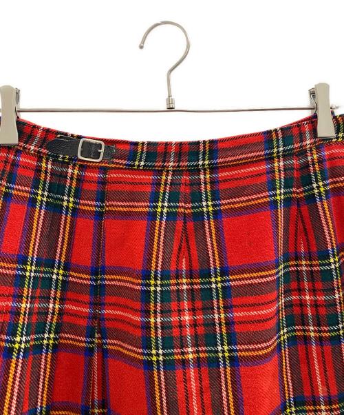 DEERSTALKER（ディアストーカー）DEERSTALKER (ディアストーカー) ラップスカート レッド サイズ:Lの古着・服飾アイテム