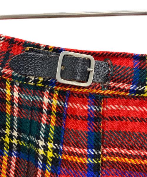 DEERSTALKER（ディアストーカー）DEERSTALKER (ディアストーカー) ラップスカート レッド サイズ:Lの古着・服飾アイテム