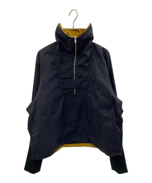 GEN IZAWA（ゲンイザワ）GEN IZAWA (ゲンイザワ) リバーシブルプルオーバー ブラック×ブラウン サイズ:Freeの古着・服飾アイテム