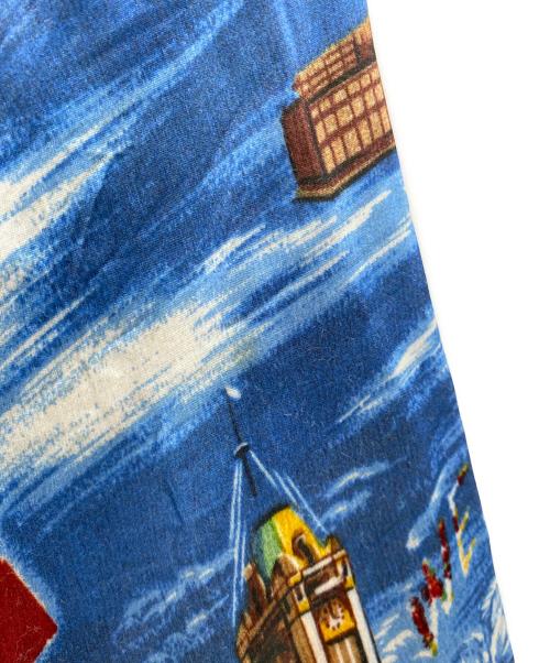 doublet（ダブレット）doublet (ダブレット) ALOHA KUNG FU SHIRT ブルー サイズ:Mの古着・服飾アイテム