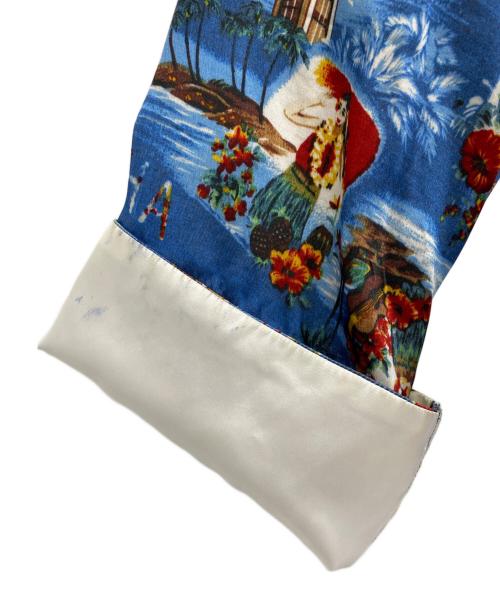 doublet（ダブレット）doublet (ダブレット) ALOHA KUNG FU SHIRT ブルー サイズ:Mの古着・服飾アイテム