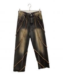 UNUSED.LAB（アンユーズドラブ）の古着「デニムパンツ」｜ブラウン