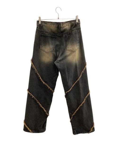 UNUSED.LAB（アンユーズドラブ）UNUSED.LAB (アンユーズドラブ) デニムパンツ ブラウン サイズ:Sの古着・服飾アイテム
