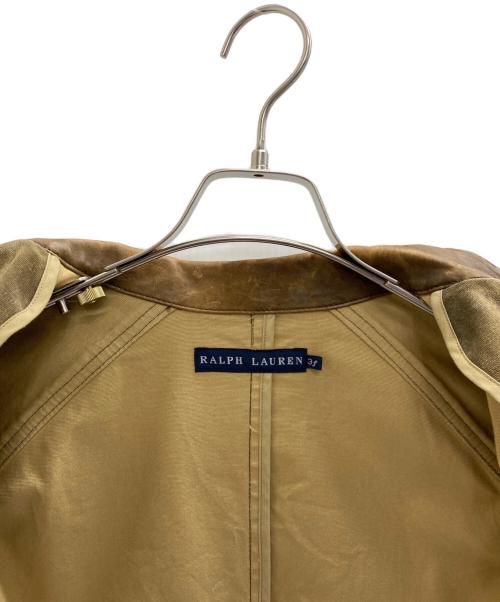 RALPH LAUREN（ラルフローレン）RALPH LAUREN (ラルフローレン) ハンティングジャケット カーキ×ブラウン サイズ:3Fの古着・服飾アイテム