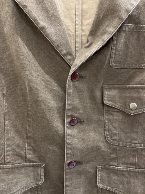 RALPH LAUREN（ラルフローレン）RALPH LAUREN (ラルフローレン) ハンティングジャケット カーキ×ブラウン サイズ:3Fの古着・服飾アイテム