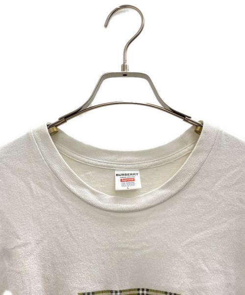 SUPREME（シュプリーム）SUPREME (シュプリーム) BURBERRY (バーバリー) 22SS Box Logo Tee ホワイト サイズ:Lの古着・服飾アイテム