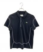 LACOSTE SPORTラコステスポーツ）の古着「ポロシャツ（ゴルフウェア）」｜ブラック