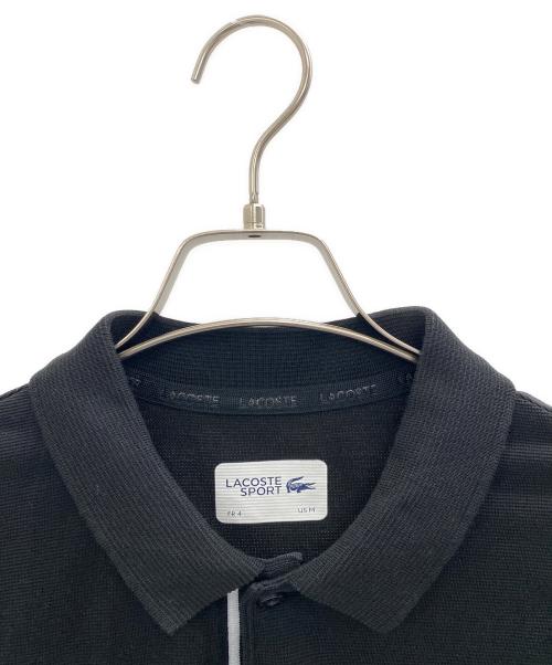 LACOSTE SPORT（ラコステスポーツ）LACOSTE SPORT (ラコステスポーツ) ポロシャツ（ゴルフウェア） ブラック サイズ:Mの古着・服飾アイテム