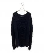 JOHN LAWRENCE SULLIVANジョン ローレンス サリバン）の古着「ウール プルオーバーニット」｜ブラック