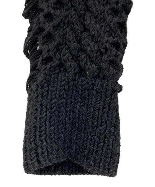 JOHN LAWRENCE SULLIVAN（ジョン ローレンス サリバン）JOHN LAWRENCE SULLIVAN (ジョン ローレンス サリバン) ウール プルオーバーニット ブラック サイズ:Lの古着・服飾アイテム