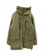stussyステューシー）の古着「RAT PATROLモッズコート」｜カーキ
