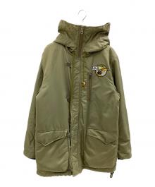 stussy（ステューシー）の古着「RAT PATROLモッズコート」｜カーキ