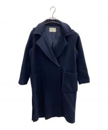PUBLIC TOKYO（パブリックトウキョウ）の古着「チェスターコート」｜ネイビー