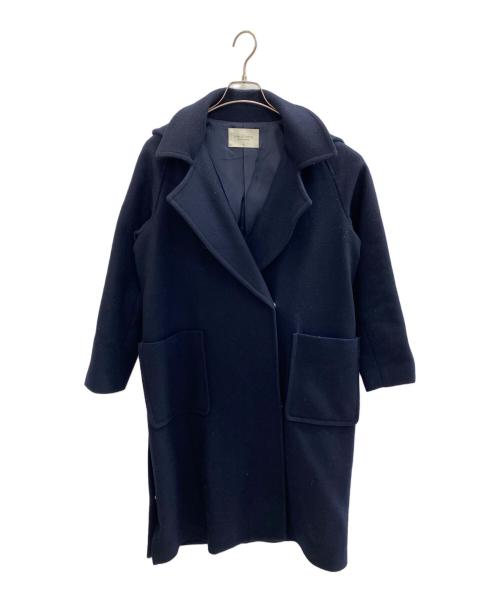 PUBLIC TOKYO（パブリックトウキョウ）PUBLIC TOKYO (パブリックトウキョウ) チェスターコート ネイビー サイズ:1の古着・服飾アイテム