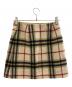 BURBERRY BLUE LABEL (バーバリー ブルー レーベル) ミニスカート ブラウン サイズ:38：5000円
