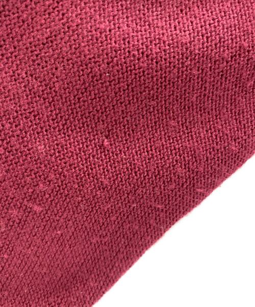 ARROW（アロー）ARROW (アロー) 薄手カーディガン レッド サイズ:XLの古着・服飾アイテム