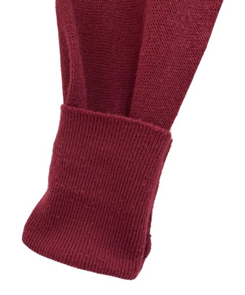 ARROW（アロー）ARROW (アロー) 薄手カーディガン レッド サイズ:XLの古着・服飾アイテム