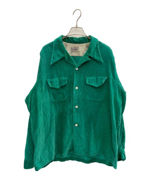 Brewster（ブリュスター）Brewster (ブリュスター) 長袖シャツ グリーン サイズ:Lの古着・服飾アイテム