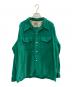 Brewster（ブリュスター）の古着「長袖シャツ」｜グリーン