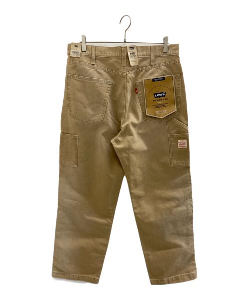 LEVI'S（リーバイス）LEVI'S (リーバイス) WORKWEAR 568™ ジーンズ ルーズストレート ダブルニー ベージュ サイズ:W86 未使用品の古着・服飾アイテム