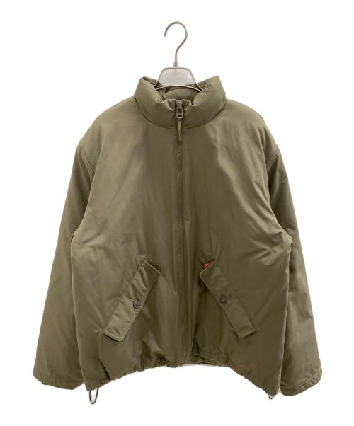 LEVI'S（リーバイス）LEVI'S (リーバイス) BRIGGS ショートパファージャケット カーキ サイズ:Sの古着・服飾アイテム