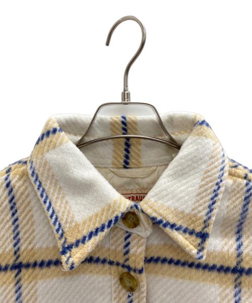 LEVI'S（リーバイス）LEVI'S (リーバイス) CPOジャケット アイボリー×ブル サイズ:M 未使用品の古着・服飾アイテム