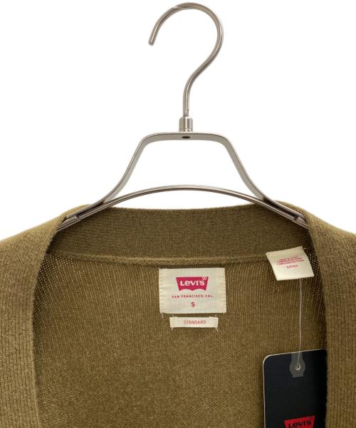 LEVI'S（リーバイス）LEVI'S (リーバイス) 厚手カーディガン ブラウン サイズ:S 未使用品の古着・服飾アイテム