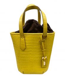 MaxMara（マックスマーラ）の古着「バケットトートバッグ」｜イエロー