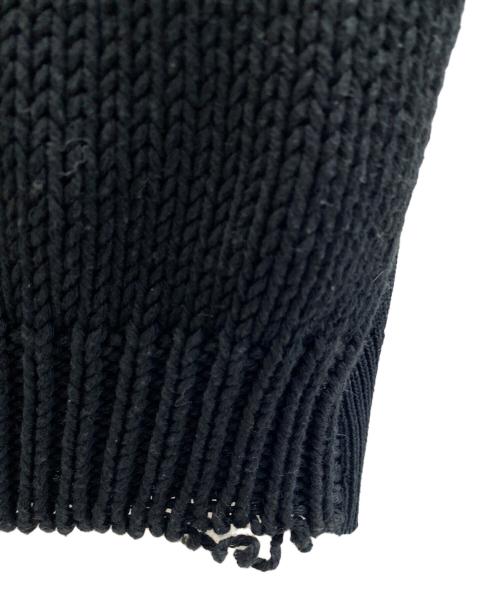 NEIL BARRETT（ニールバレット）NEIL BARRETT (ニールバレット) 半袖ニット ブラック サイズ:Freeの古着・服飾アイテム